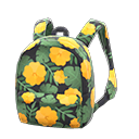 Botanical-Print Backpack