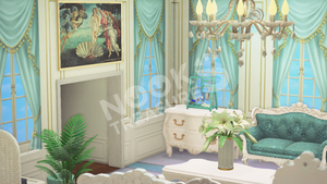 Blue Elegant Bedroom