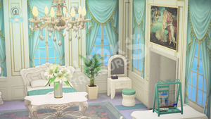 Blue Elegant Bedroom