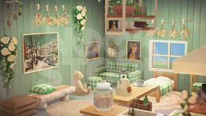 Green Cottage Room
