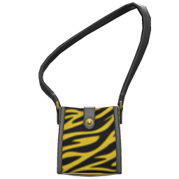 Zebra-Print Shoulder Bag