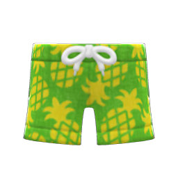 Pineapple Aloha Shorts