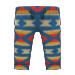 Geometric-Print Pants