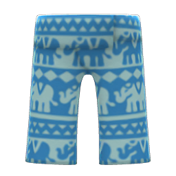 Elephant-Print Pants