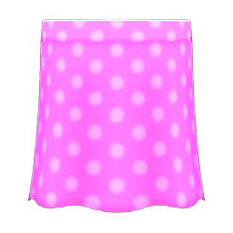 Long Polka Skirt
