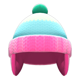 Knit Cap With Earflaps