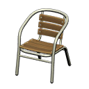 Metal-And-Wood Chair