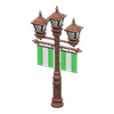Load image into Gallery viewer, Street Lamp With Banners
