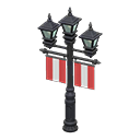 Load image into Gallery viewer, Street Lamp With Banners
