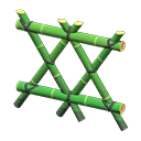 Green Bamboo Fence x50