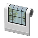 White Window-Panel Wall