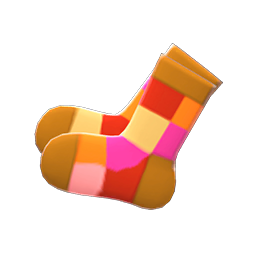 Color-Blocked Socks