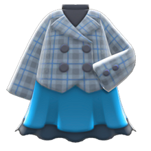 Load image into Gallery viewer, Peacoat-And-Skirt Combo
