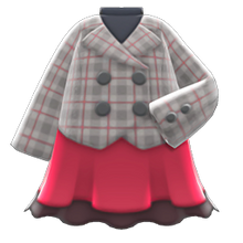 Load image into Gallery viewer, Peacoat-And-Skirt Combo

