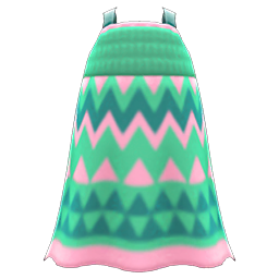 Zigzag-Print Dress