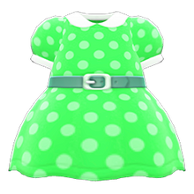 Load image into Gallery viewer, Belted Dotted Dress
