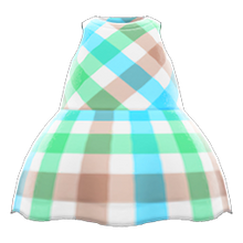 Load image into Gallery viewer, Plaid-Print Dress
