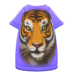 Tiger-Face Tee Dress