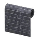 Black-Brick Wall