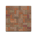 Brown-Brick Flooring