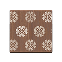 Brown Floral Flooring
