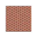 Brown Honeycomb Tile