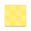 Cute Yellow-Tile Flooring