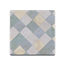 Gray Argyle-Tile Flooring