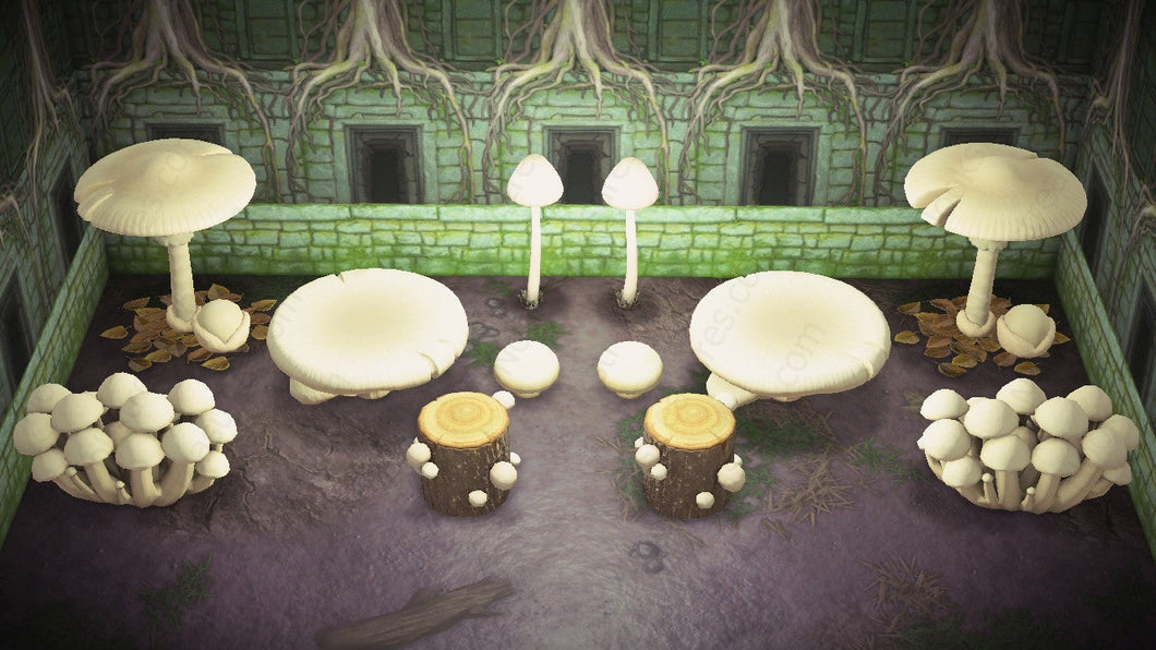 Animal Crossing New Horizons ACNH Mushroom Furniture Set 