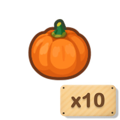 Orange Pumpkin x 10