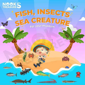 All Fish, Insects and Sea Creatures Island!
