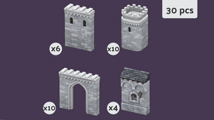 Build a Castle Kit 1 (Gray)