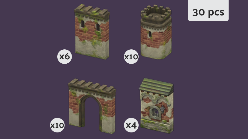 Build a Castle Kit 8 (Damaged)