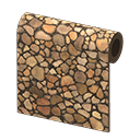 Stacked-Wood Wall